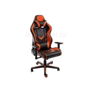 Компьютерное кресло Racer черное / оранжевое
