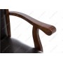 Кресло Luiza dirty oak / dark brown