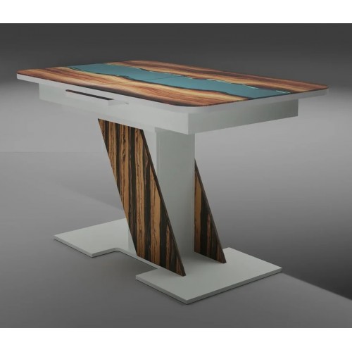 Кухонный стол раздвижной Олимп форма 2 Н038