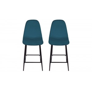 Комплект полубарных стульев Симпл, синий