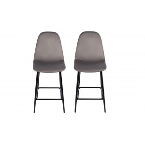 Комплект барных стульев Симпл, темно-серый