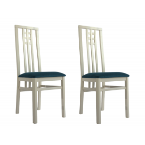 Комплект стульев Токио, слоновая кость/зеленый
