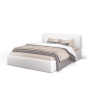 Кровать Ривьера 1200 экокожа vega white