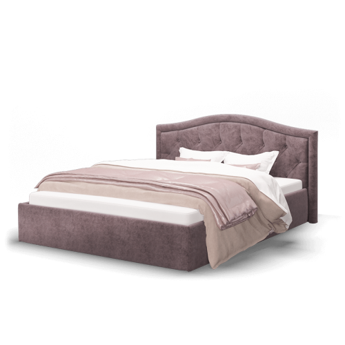 Кровать Стелла 1600 серо-фиолетовый