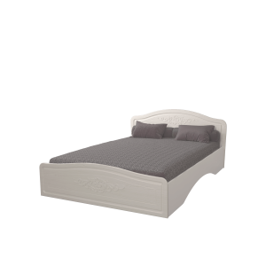 Кровать Виола 2 Жемчуг 1600 с ортопедическим основанием