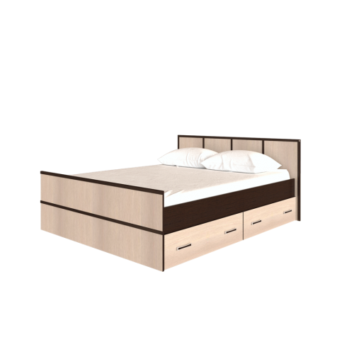 Кровать с проложками ДСП Сакура LIGHT 140х200