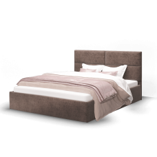 Кровать Сити 1400 с подъемным механизмом коричневый