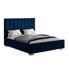 Кровать Мирабель с подъемным механизмом 140x200 синяя