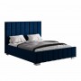 Кровать Мирабель с подъемным механизмом 140x200 синяя