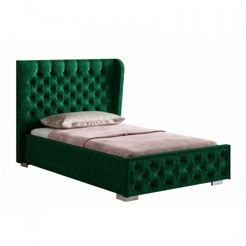Кровать Франческа с подъемным механизмом 120x200 зеленая
