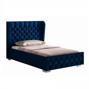 Кровать Франческа с подъемным механизмом 120x200 синяя