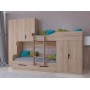 Двухъярусная кровать ЛЕО со шкафами РВ-Мебель