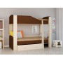Двухъярусная кровать Астра 2 с ящиком РВ-Мебель