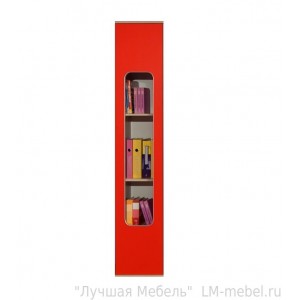 Шкаф для книг Автобус 7 (Красный)