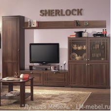 Шкаф стеллаж МЦН Sherlock 2 (Орех Шоколадный)