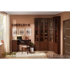 Библиотека Sherlock (Шерлок) Орех Шоколадный компоновка 1