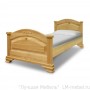 Кровать Акатава с резьбой из массива сосны