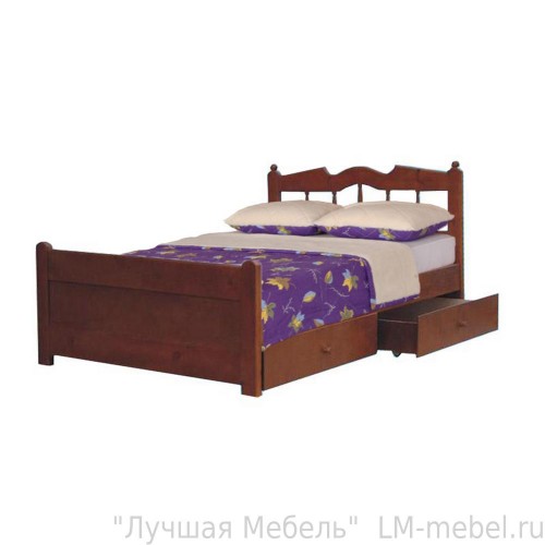 Кровать Николь из массива сосны